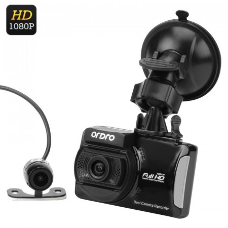 Ordro D3 - Dashcam med ryggekamera