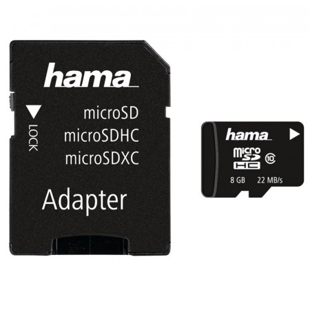 HAMA - Micro SD-kort 8 GB